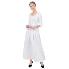 Quarter Sleeve Maxi Dress