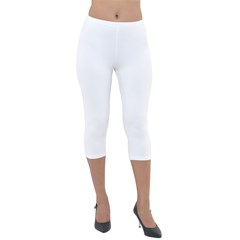 Lightweight Velour Capri Leggings 