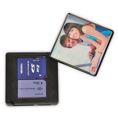 Memory Card Reader with Storage (Square)