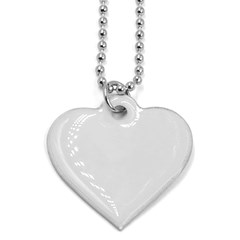 Dog Tag Heart (One Sided) 