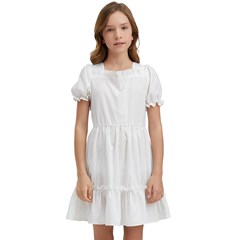 Kids  Puff Sleeved Dress