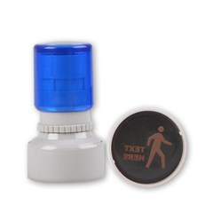 Small Rubber Stamp (Round)