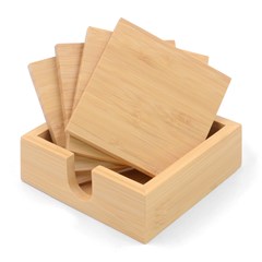 Bamboo Coaster Set