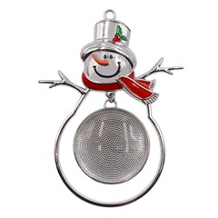 Metal Snowman Ornament