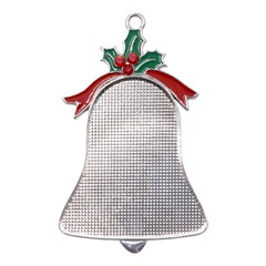 Metal Holly Leaf Bell Ornament