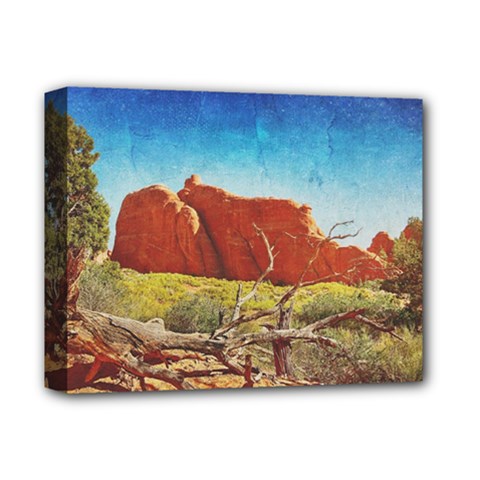 Moab, Utah Deluxe Canvas 14  X 11  (stretched) by heathergreen