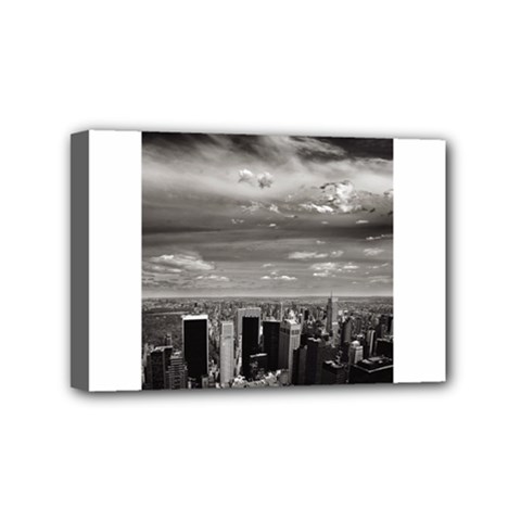 New York 4  X 6  Framed Canvas Print