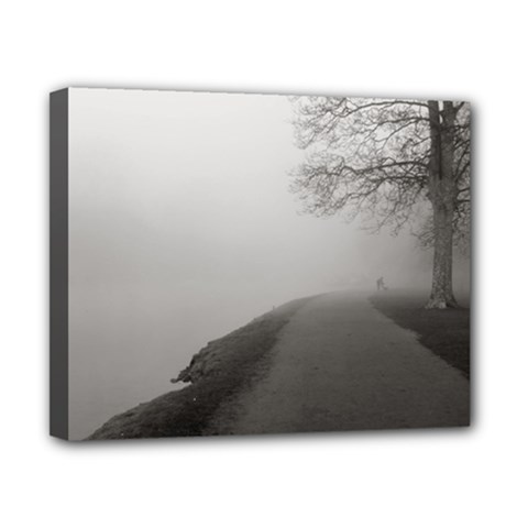 Foggy Morning, Oxford 8  X 10  Framed Canvas Print by artposters