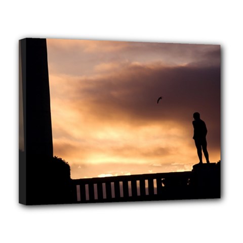 Vigeland Park, Oslo 11  X 14  Framed Canvas Print by artposters