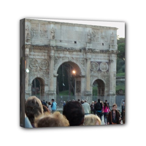 Rome 6  X 6  Framed Canvas Print by PatriciasOnlineCowCowStore