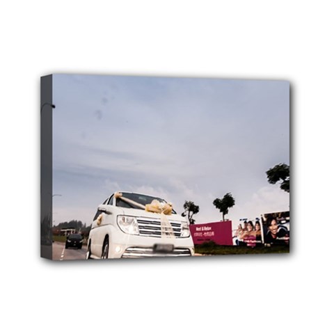 Wedding Car 5  X 7  Framed Canvas Print by Unique1Stop