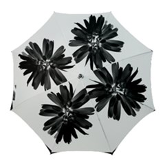 Daisy Floral White Bridal Umbrella (golf) by rainorshine