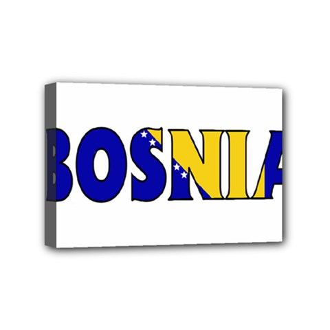 Bosnia Mini Canvas 6  X 4  (framed) by worldbanners