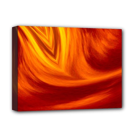 Wave Deluxe Canvas 16  X 12  (framed)  by Siebenhuehner