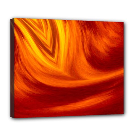 Wave Deluxe Canvas 24  X 20  (framed)