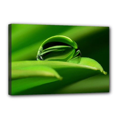 Waterdrop Canvas 18  X 12  (framed) by Siebenhuehner