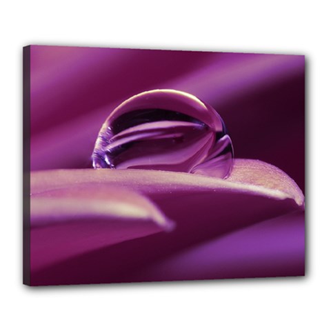 Waterdrop Canvas 20  X 16  (framed) by Siebenhuehner