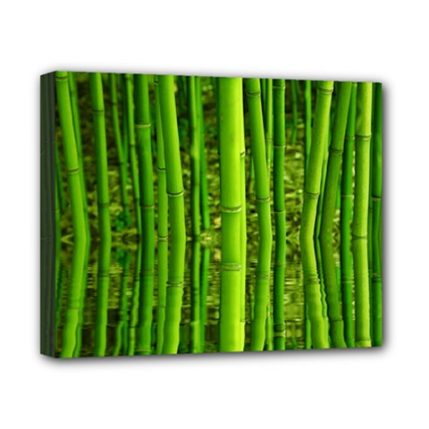 Bamboo Canvas 10  X 8  (framed) by Siebenhuehner