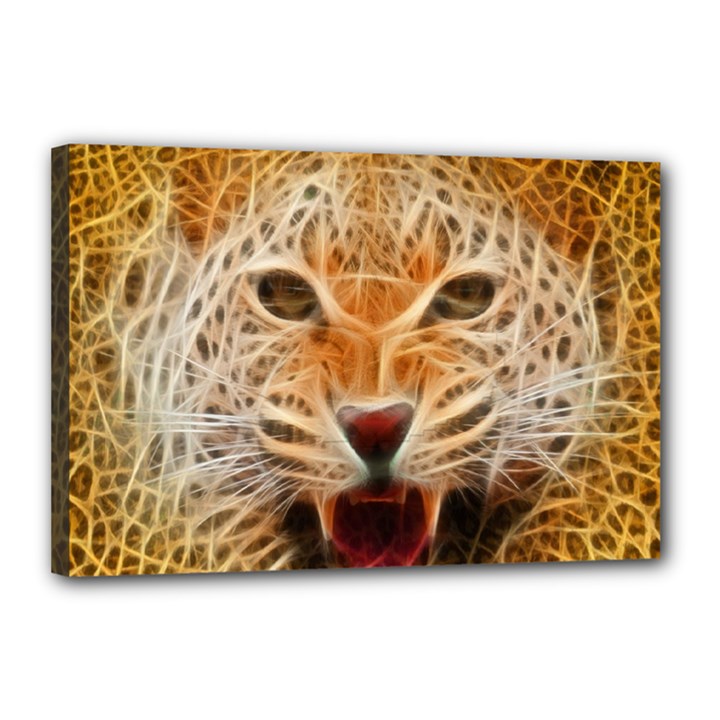 Jaguar Electricfied Canvas 18  x 12  (Framed)