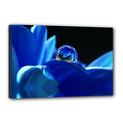 Waterdrop Canvas 18  X 12  (framed)