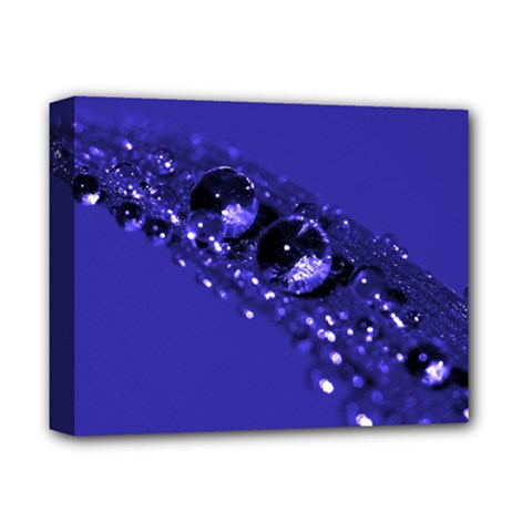 Waterdrops Deluxe Canvas 14  X 11  (framed) by Siebenhuehner