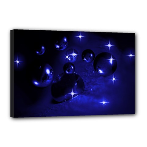 Blue Dreams Canvas 18  X 12  (framed) by Siebenhuehner