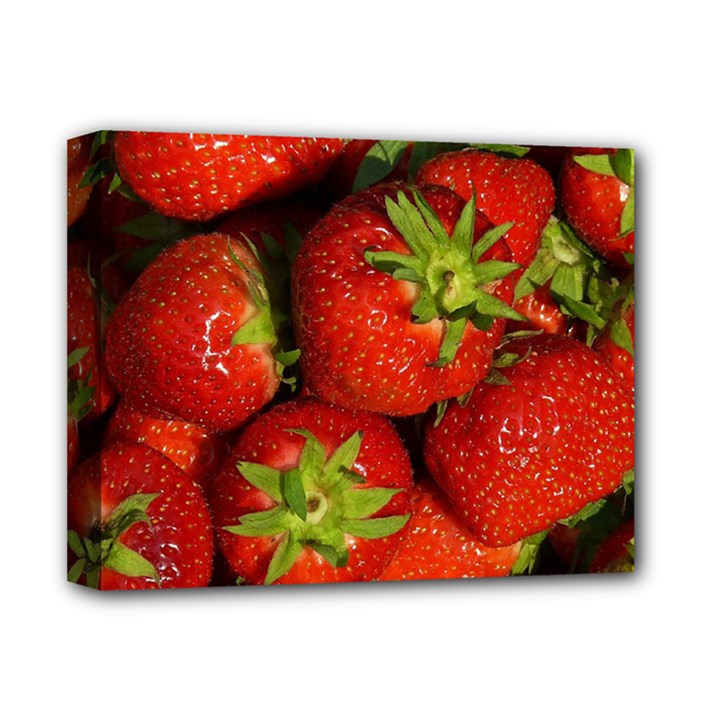 Strawberry  Deluxe Canvas 14  x 11  (Framed)