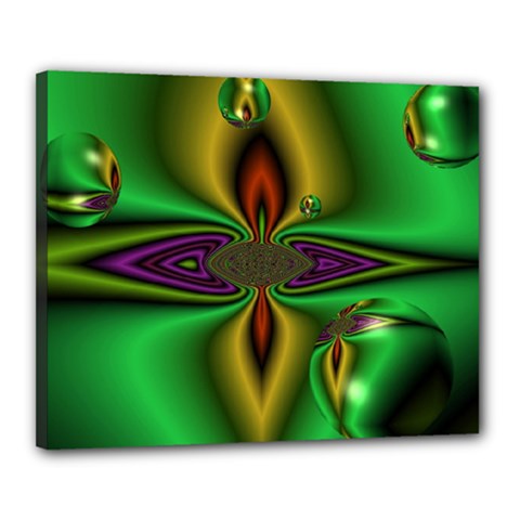 Magic Balls Canvas 20  X 16  (framed) by Siebenhuehner