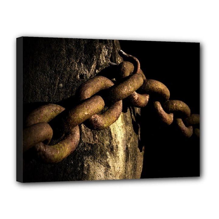 Chain Canvas 16  x 12  (Framed)