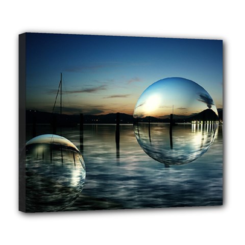 Magic Balls Deluxe Canvas 24  X 20  (framed) by Siebenhuehner