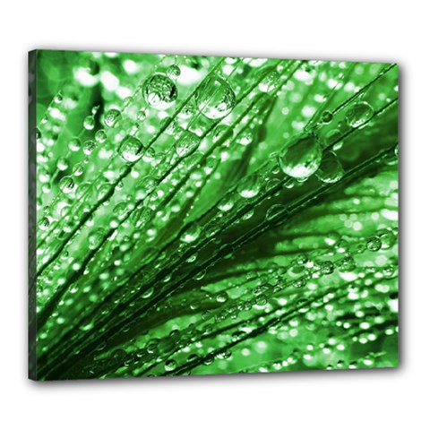 Waterdrops Canvas 24  X 20  (framed) by Siebenhuehner