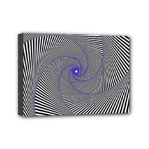 Hypnotisiert Mini Canvas 7  X 5  (framed) by Siebenhuehner