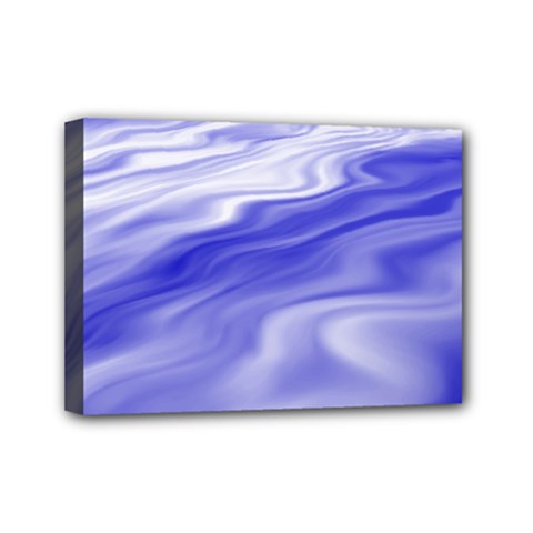 Wave Mini Canvas 7  X 5  (framed) by Siebenhuehner