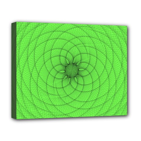 Spirograph Deluxe Canvas 20  X 16  (framed) by Siebenhuehner