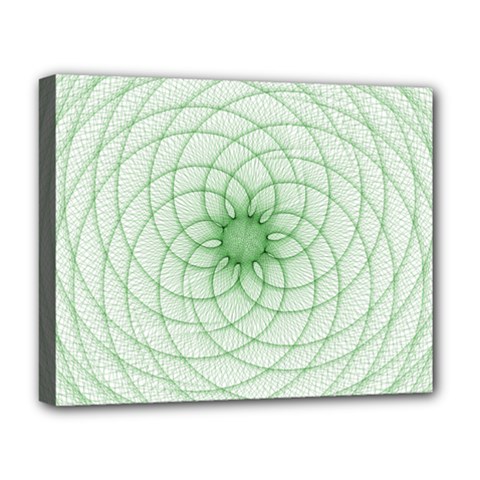 Spirograph Deluxe Canvas 20  X 16  (framed) by Siebenhuehner