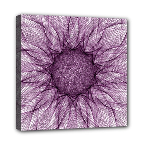 Mandala Mini Canvas 8  X 8  (framed) by Siebenhuehner