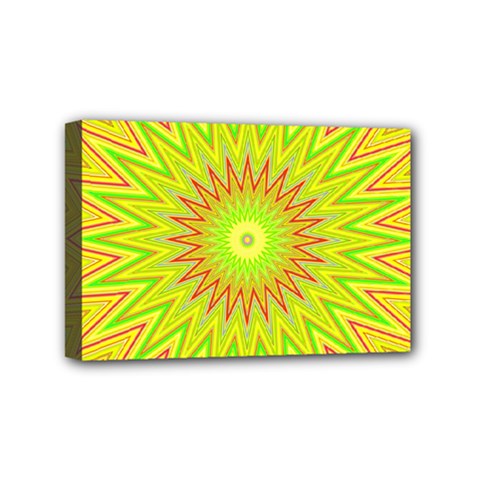 Mandala Mini Canvas 6  X 4  (framed) by Siebenhuehner