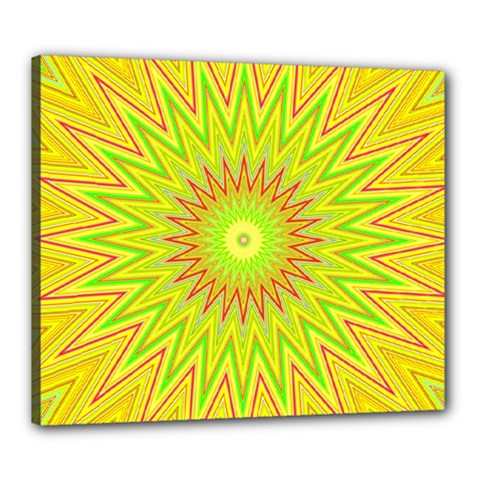 Mandala Canvas 24  X 20  (framed) by Siebenhuehner