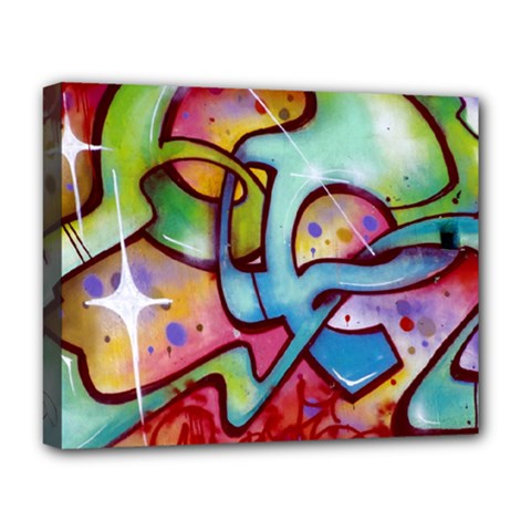 Graffity Deluxe Canvas 20  X 16  (framed) by Siebenhuehner