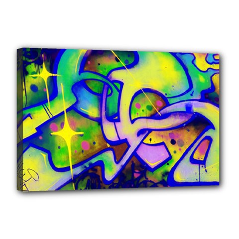 Graffity Canvas 18  X 12  (framed) by Siebenhuehner