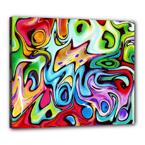 Graffity Canvas 24  X 20  (framed) by Siebenhuehner