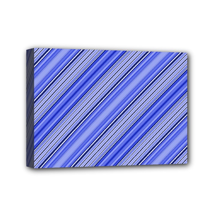 Lines Mini Canvas 7  x 5  (Framed)