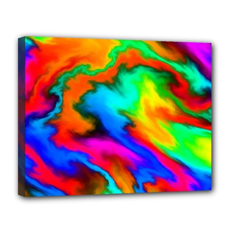 Crazy Effects  Canvas 14  X 11  (framed)