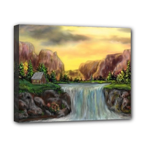 Brentons Waterfall - Ave Hurley - Artrave - Canvas 10  X 8  (framed) by ArtRave2