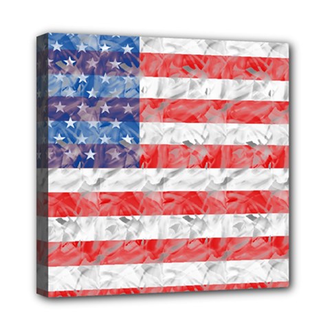 Flag Mini Canvas 8  X 8  (framed)