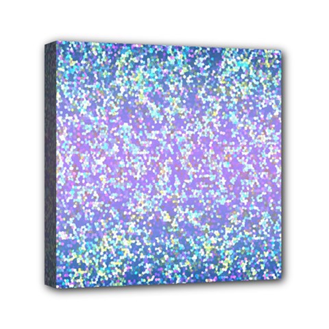 Glitter2 Mini Canvas 6  x 6  (Framed)