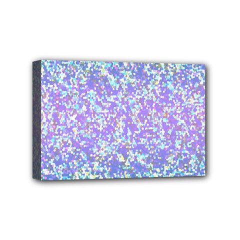 Glitter2 Mini Canvas 6  x 4  (Framed)