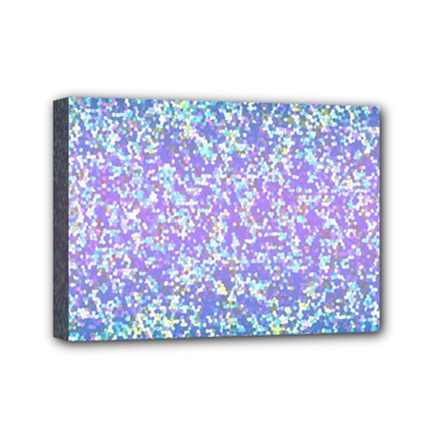 Glitter2 Mini Canvas 7  x 5  (Framed)