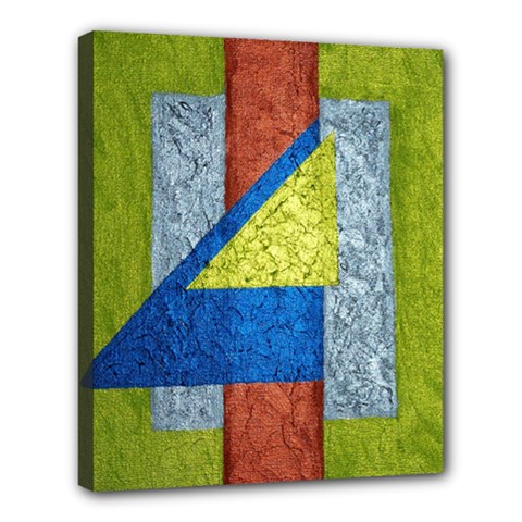 Abstract Deluxe Canvas 24  X 20  (framed) by Siebenhuehner