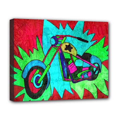 Chopper Deluxe Canvas 20  X 16  (framed)